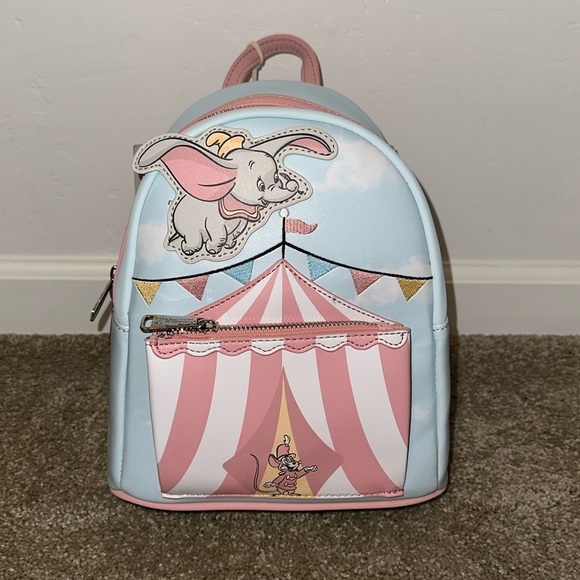 Loungefly Bags Loungefly Dumbo Flying Circus Tent Mini Backpack New